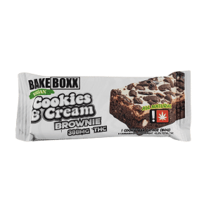 Bake Boxx THC Cookie Bars – Cookies & Cream 300MG