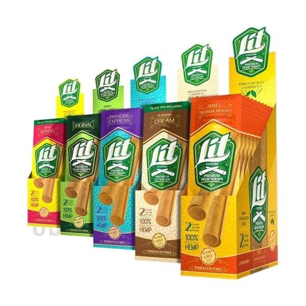 LIT Culture Hemp Wraps - 2 Pack