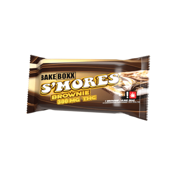 Bake Boxx THC Cookie Bars – S'mores 300MG