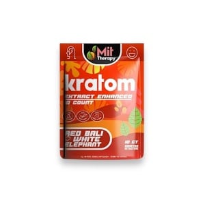 Mit Therapy Kratom Extract Capsules Red Bali + White Elephant
