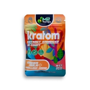 Mit Therapy Kratom Extract Capsules Green Hulk + Yellow Kong